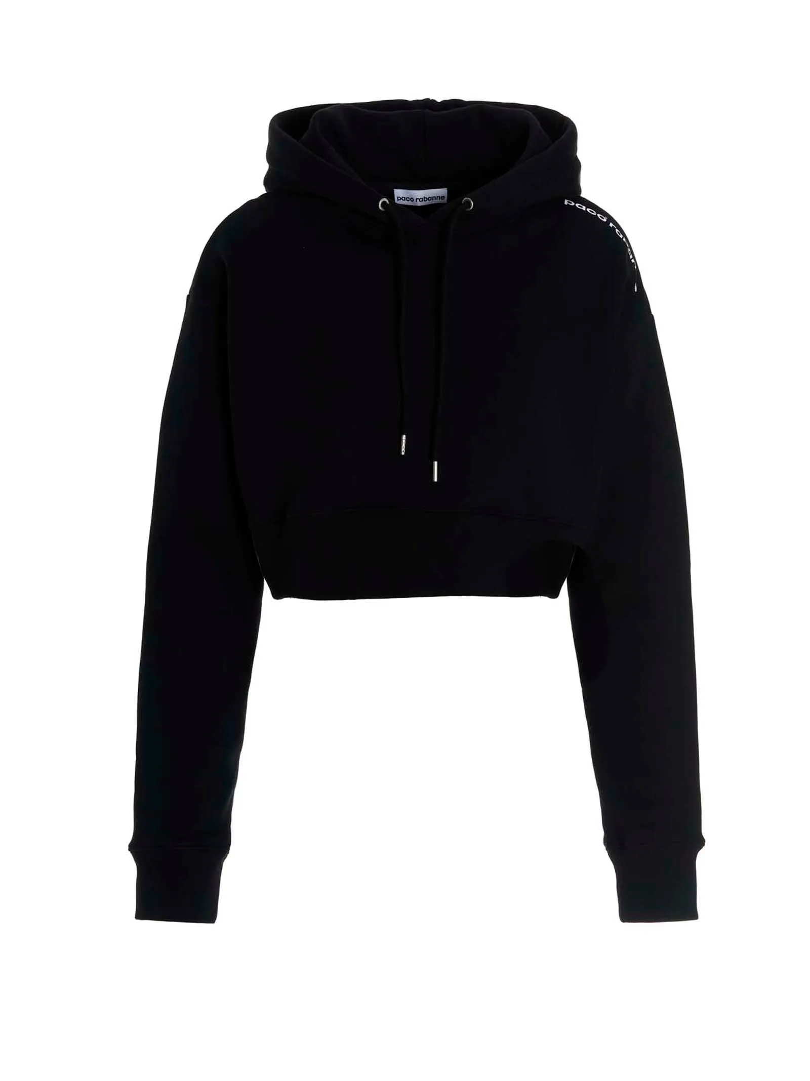 Paco Rabanne Cropped Hoodie