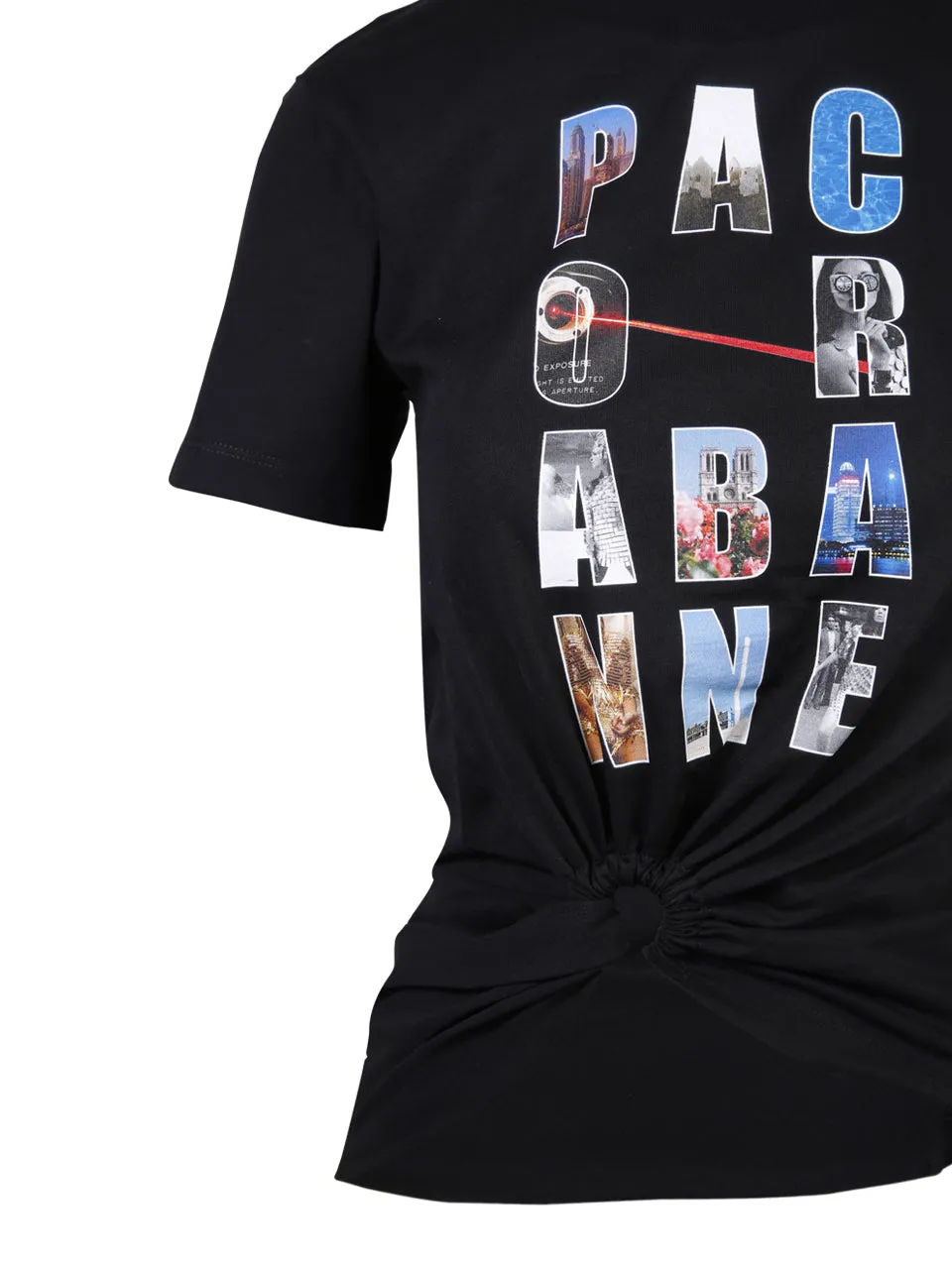 Paco Rabanne Logo Print Crewneck T-Shirt