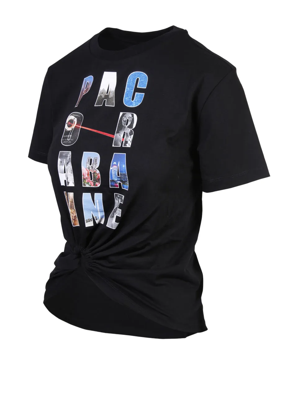 Paco Rabanne Logo Print Crewneck T-Shirt