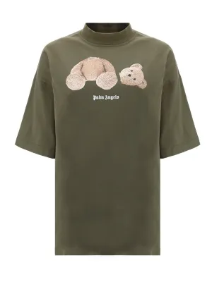Palm Angels Bear Print Oversized T-Shirt