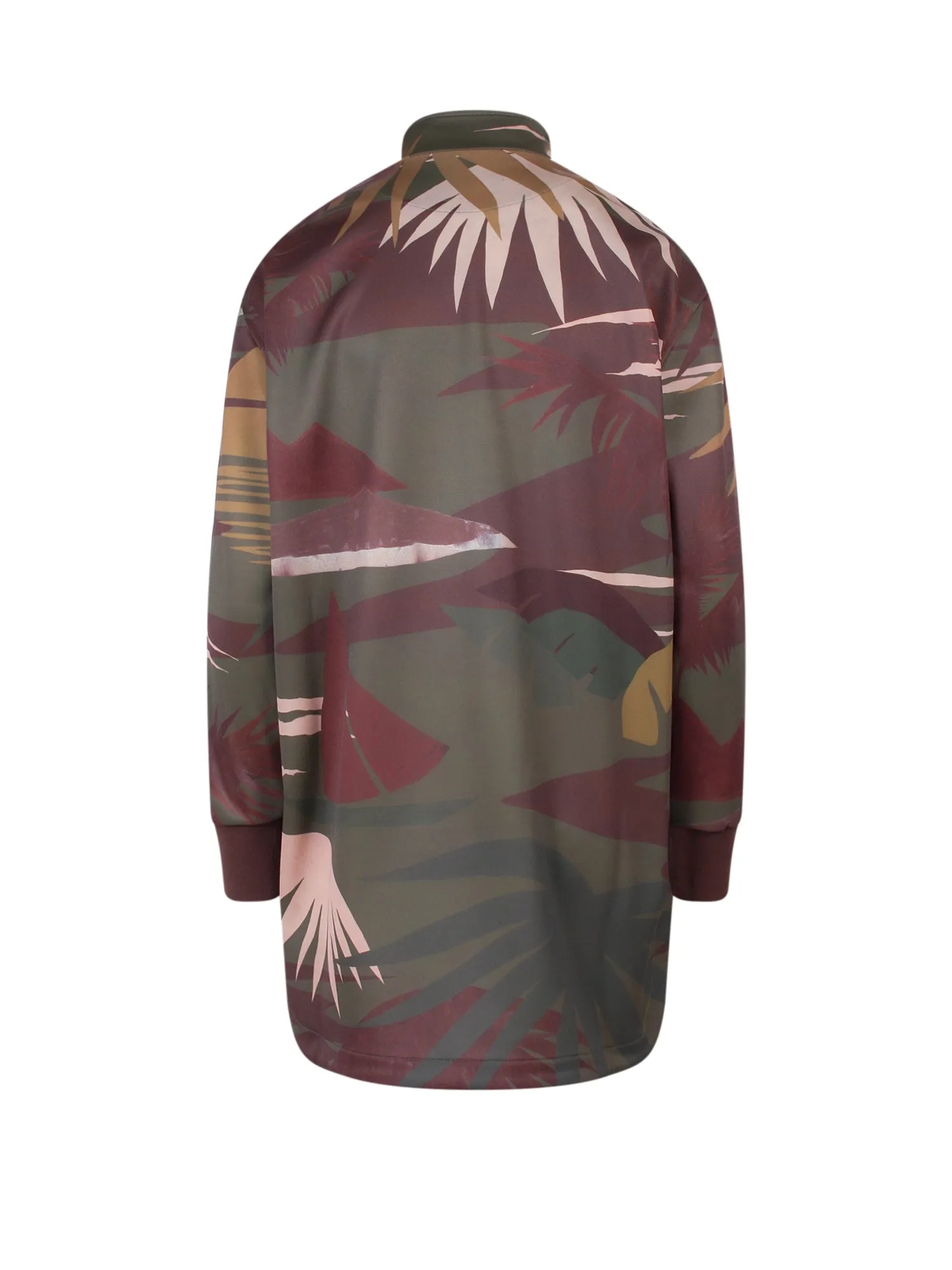 Palm Angels Camouflage Pattern High-Neck Zipped Jacket