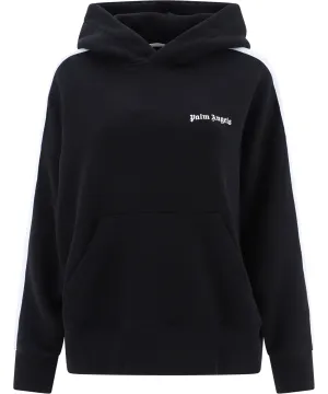 Palm Angels Drop-Shoulder Straight Hem Hoodie