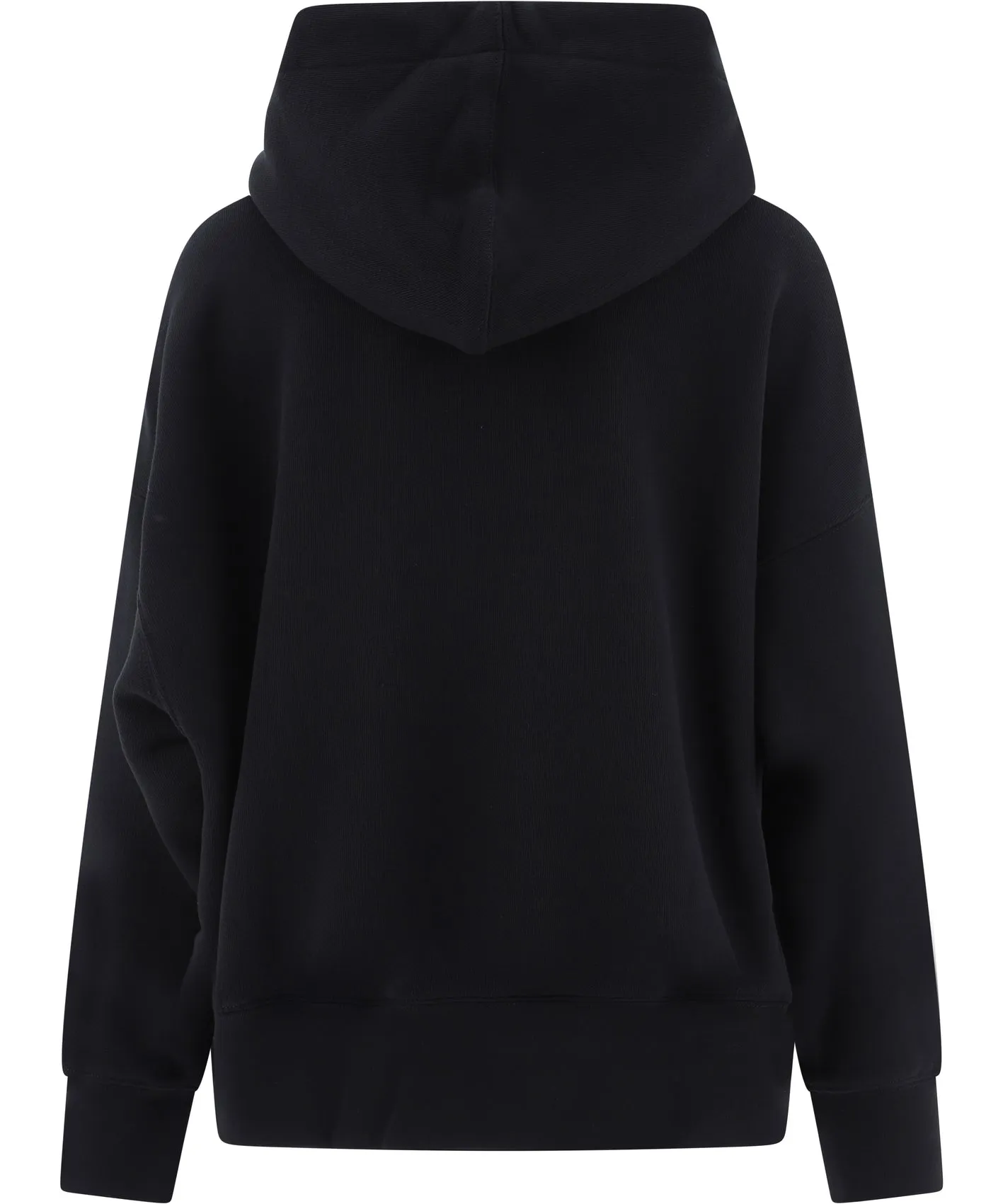 Palm Angels Drop-Shoulder Straight Hem Hoodie