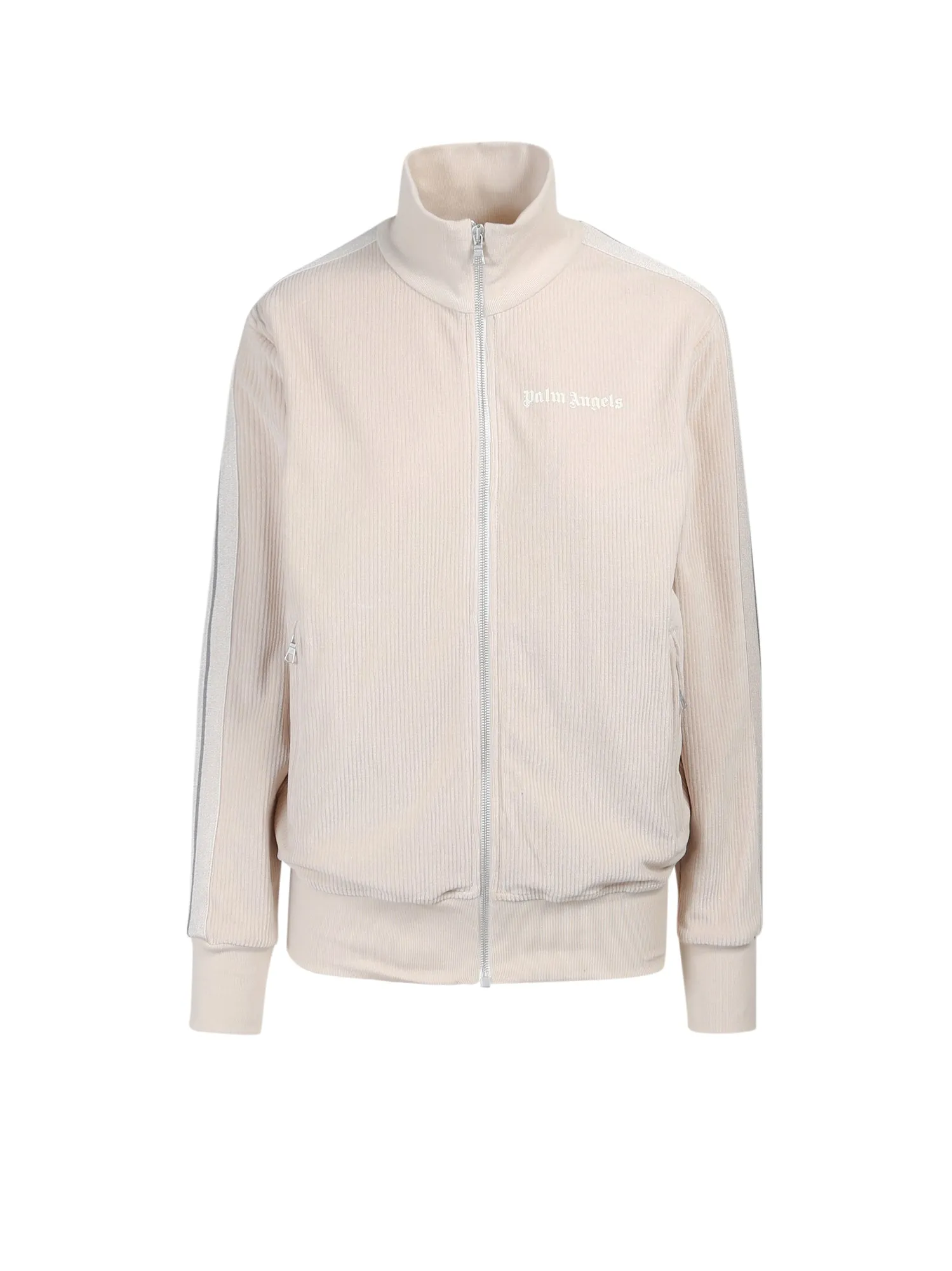 Palm Angels Logo Printed Corduroy Track Jacket