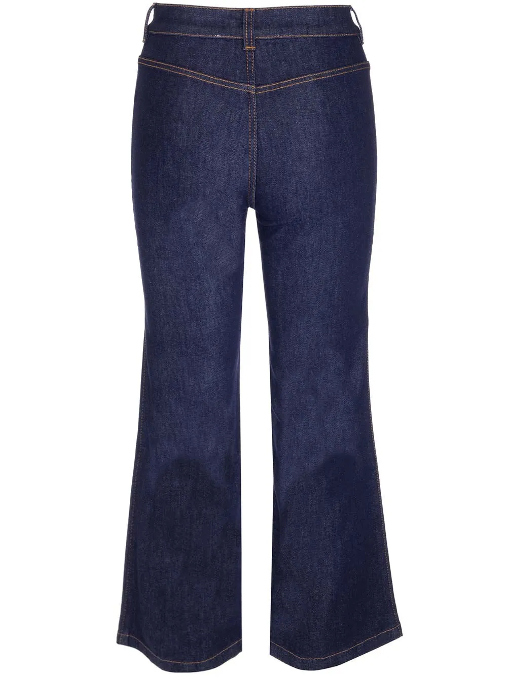 Palm Angels Marine Flare Stretched Jeans