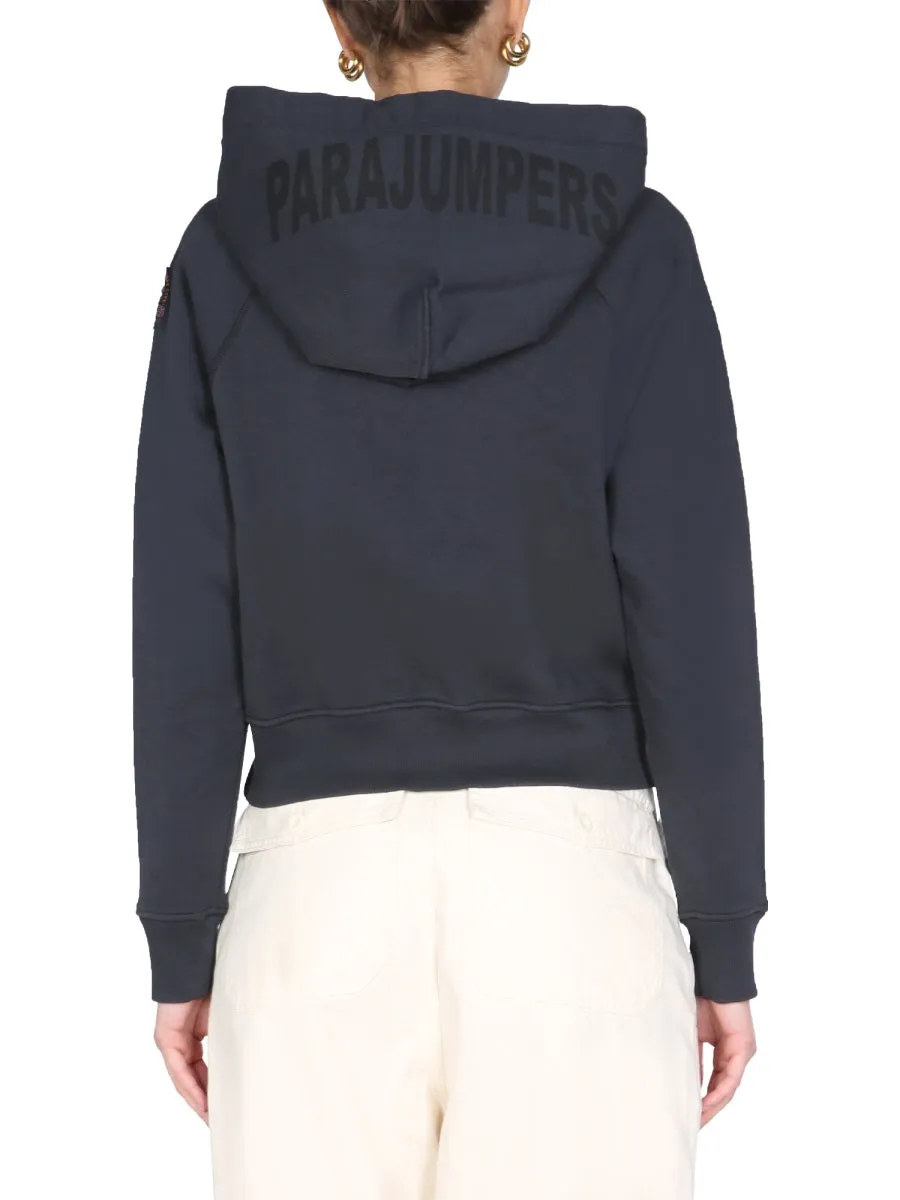 Parajumpers Logo Printed Drawstring Hoodie