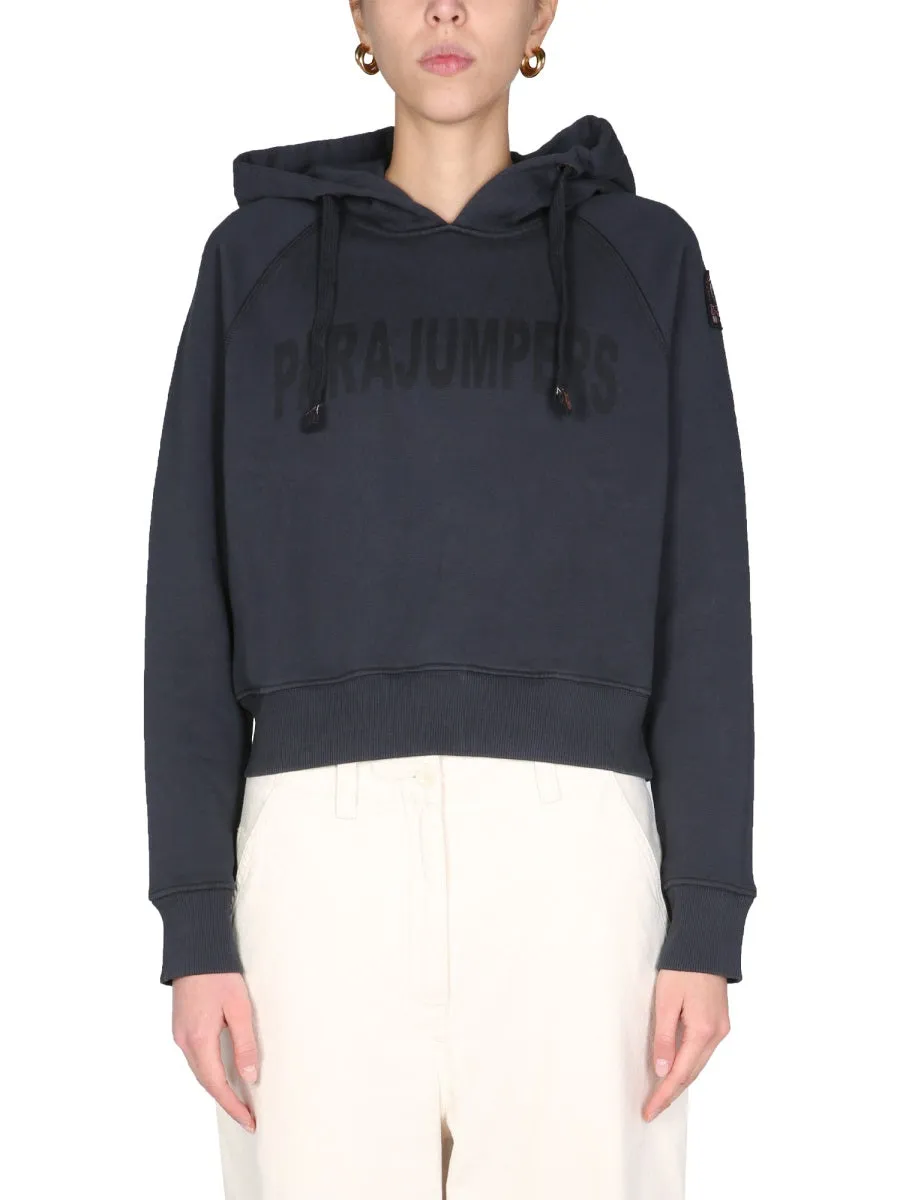 Parajumpers Logo Printed Drawstring Hoodie