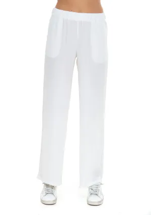 P.A.R.O.S.H. Elastic Waist Wide Leg Trousers