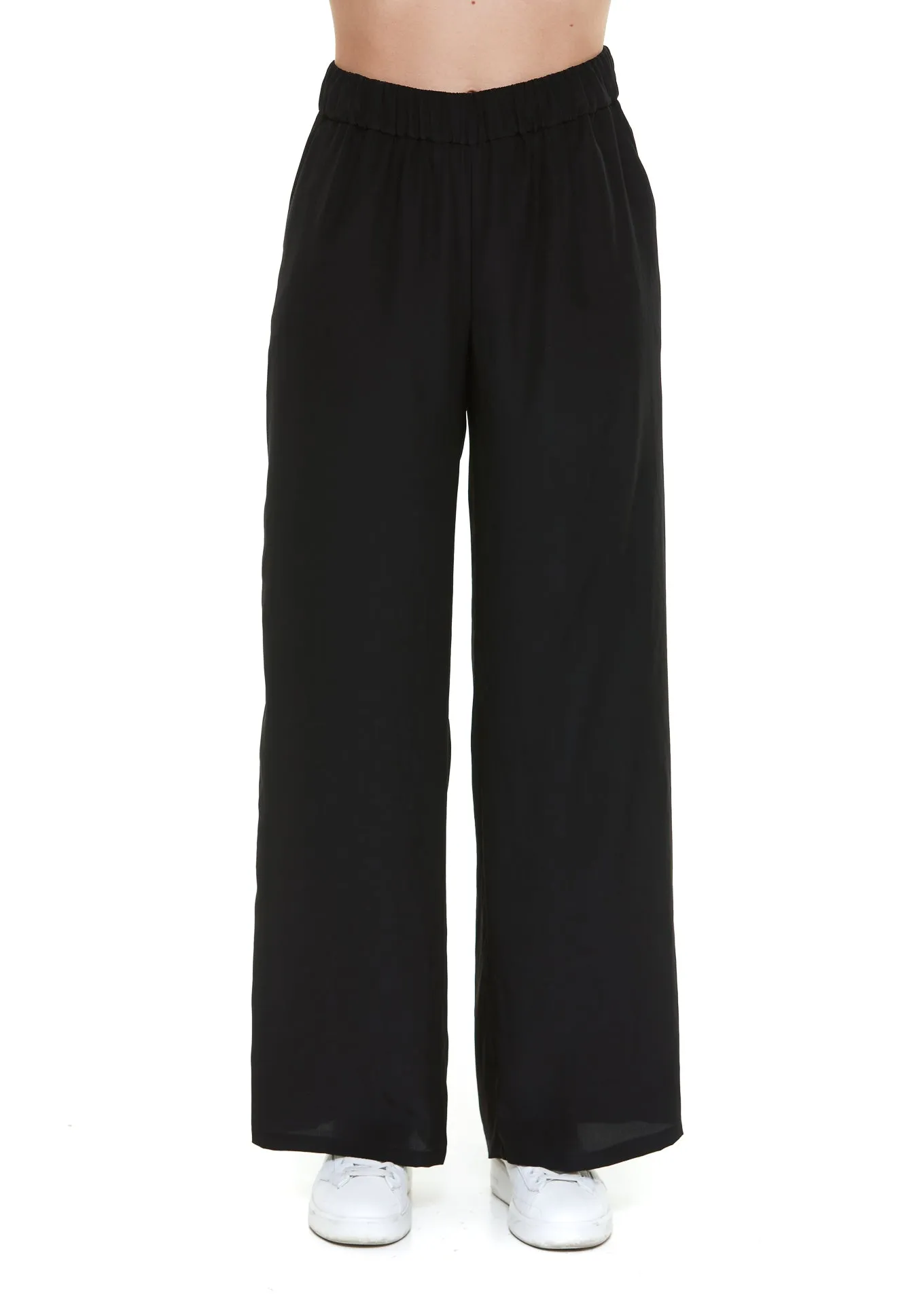 P.A.R.O.S.H. Elasticated-Waist Wide Leg Trousers