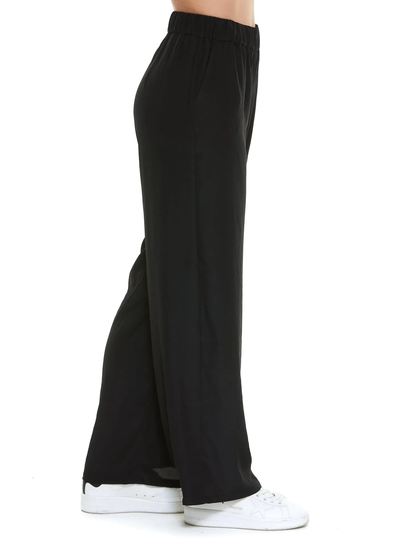 P.A.R.O.S.H. Elasticated-Waist Wide Leg Trousers