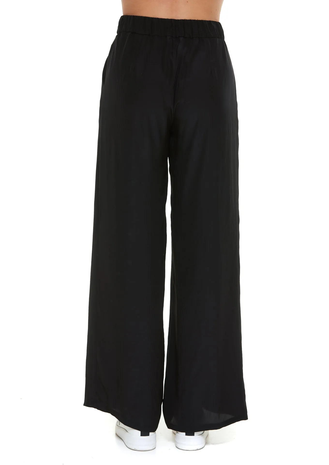 P.A.R.O.S.H. Elasticated-Waist Wide Leg Trousers