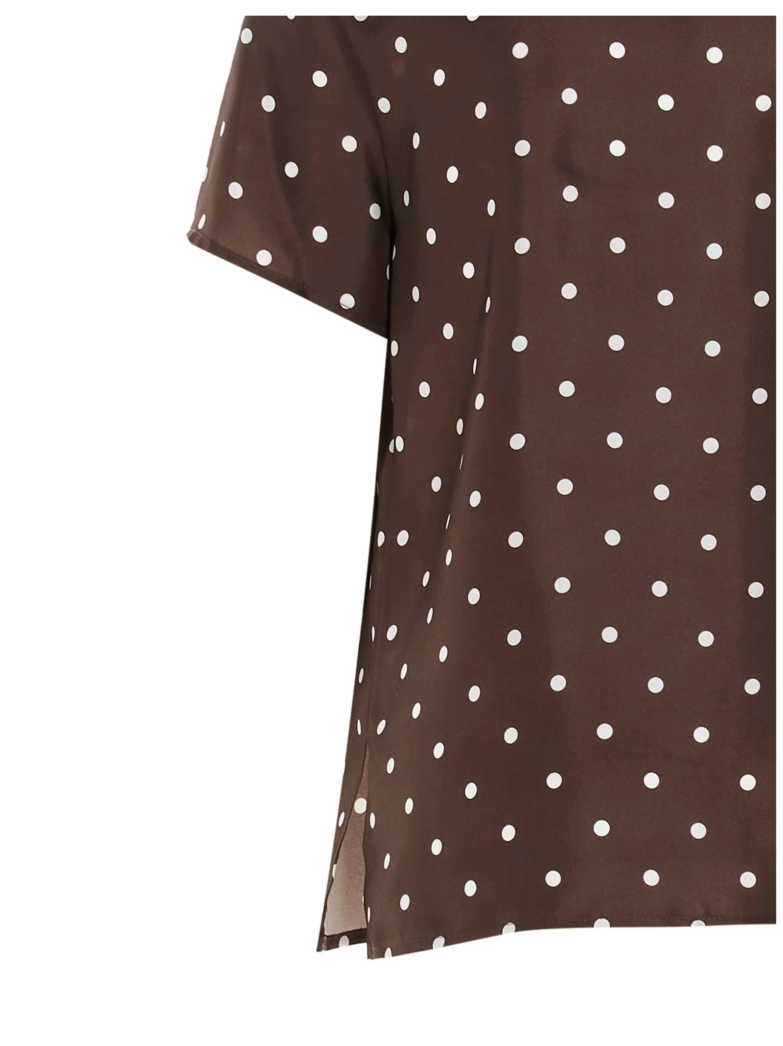 P.A.R.O.S.H. Polka Dot Print Crewneck T-Shirt