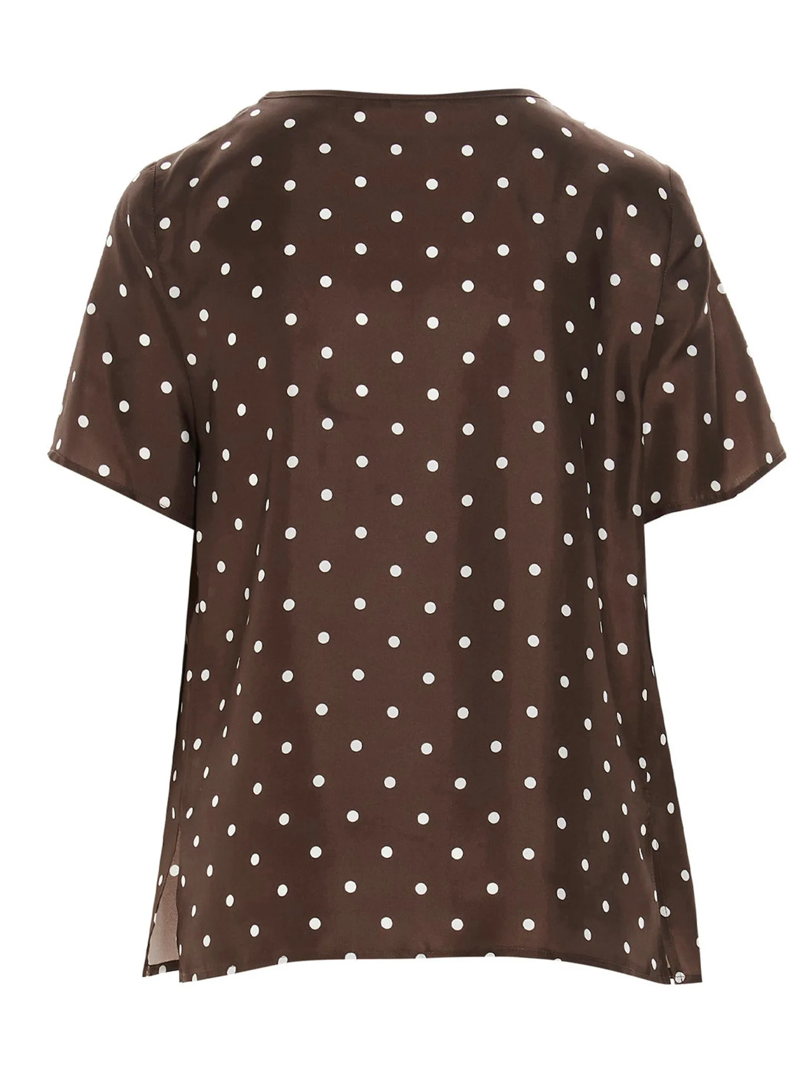 P.A.R.O.S.H. Polka Dot Print Crewneck T-Shirt