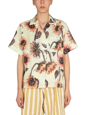 Paul Smith Sunflower Print Short-Sleeved Shirt