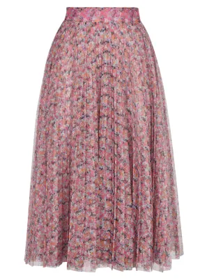 Philosophy Di Lorenzo Serafini Abstract Printed Tulle Skirt