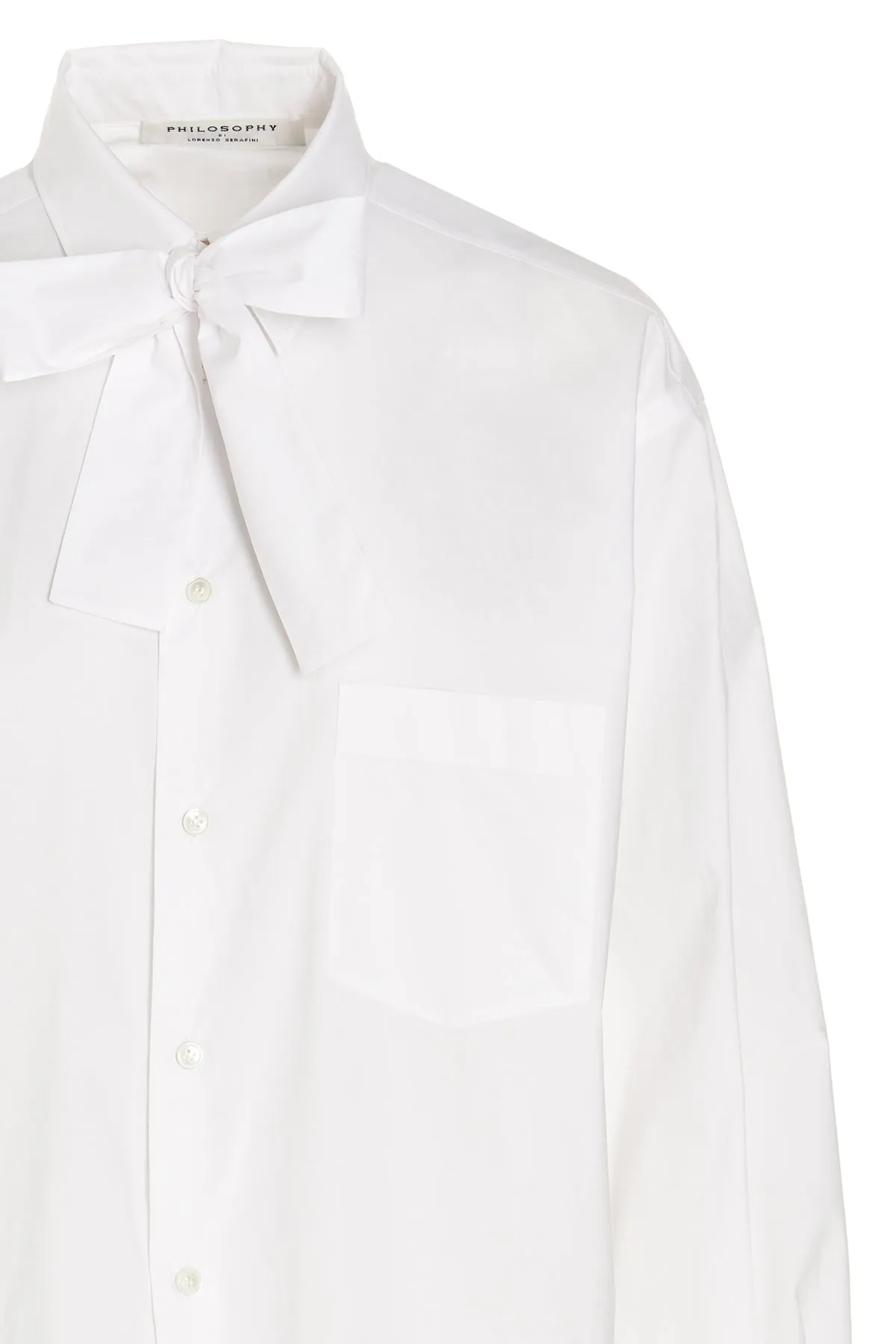 Philosophy Di Lorenzo Serafini Bow-Detail Button-Down Shirt