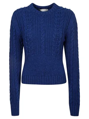 Philosophy Di Lorenzo Serafini Cable-Knit Crewneck Jumper