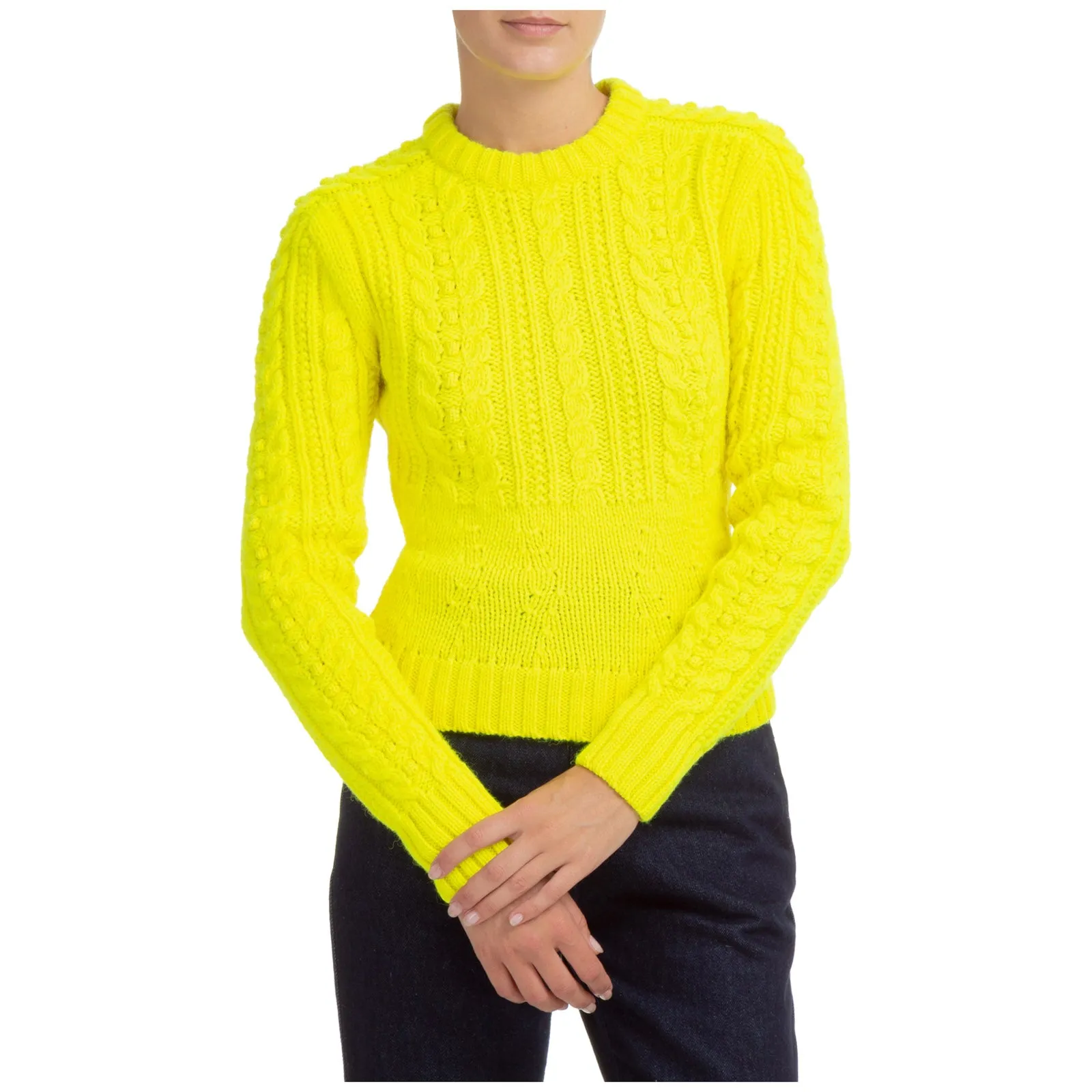 Philosophy Di Lorenzo Serafini Cable-Knit Crewneck Jumper