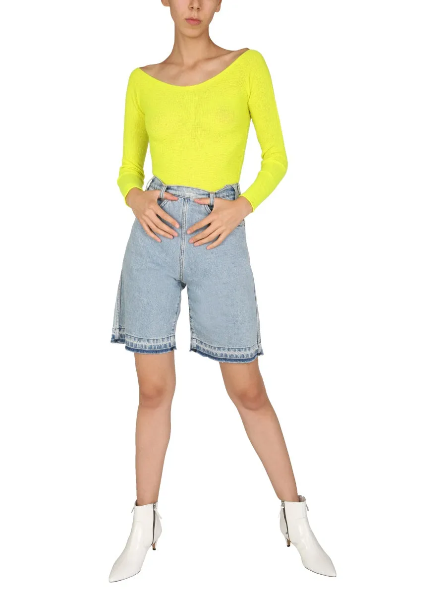 Philosophy Di Lorenzo Serafini Denim Bermuda Shorts