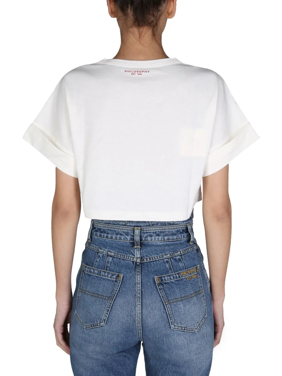 Philosophy Di Lorenzo Serafini Logo Printed T-Shirt