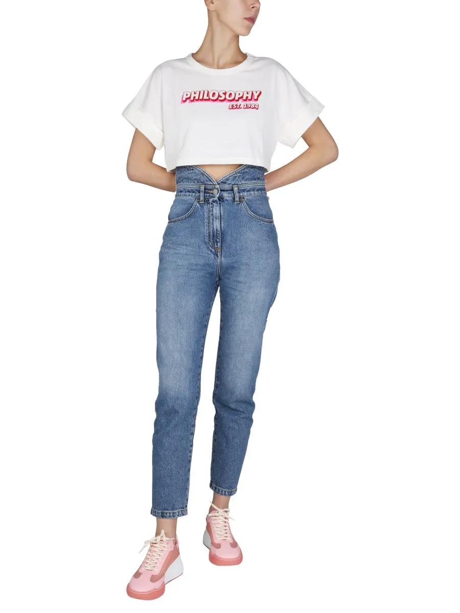 Philosophy Di Lorenzo Serafini Logo Printed T-Shirt