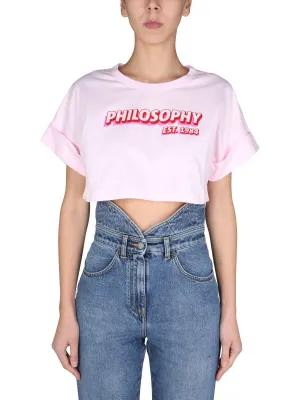 Philosophy Di Lorenzo Serafini Logo Printed T-Shirt