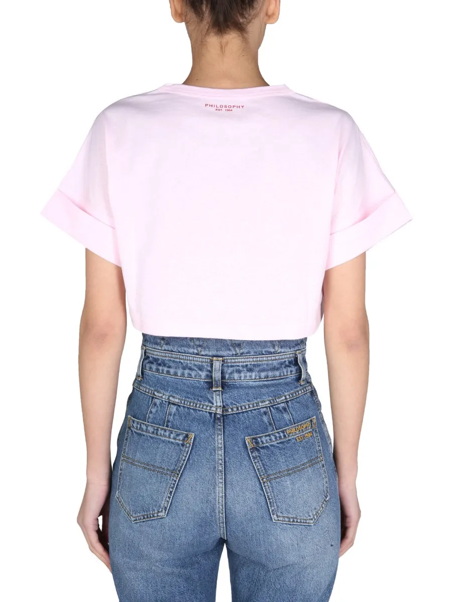Philosophy Di Lorenzo Serafini Logo Printed T-Shirt