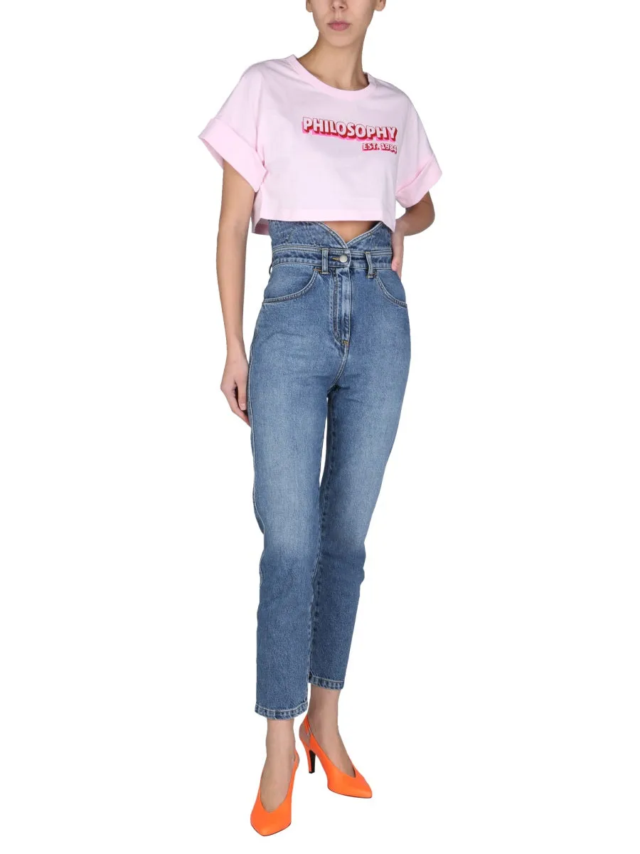 Philosophy Di Lorenzo Serafini Logo Printed T-Shirt