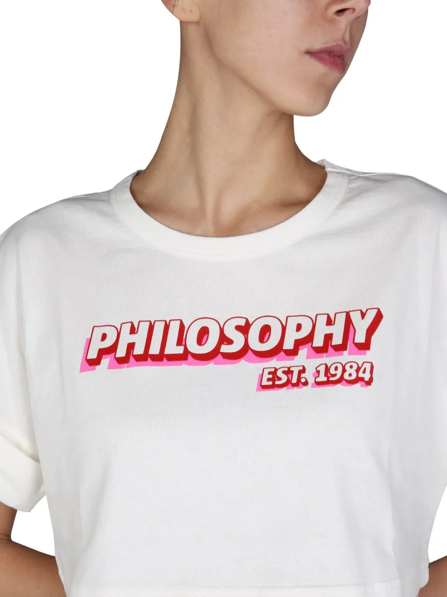 Philosophy Di Lorenzo Serafini Logo Printed T-Shirt