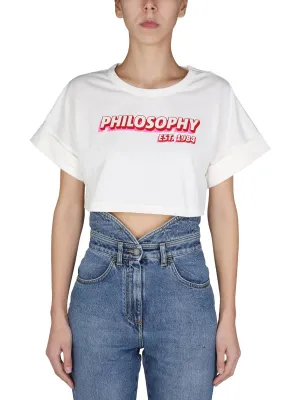 Philosophy Di Lorenzo Serafini Logo Printed T-Shirt