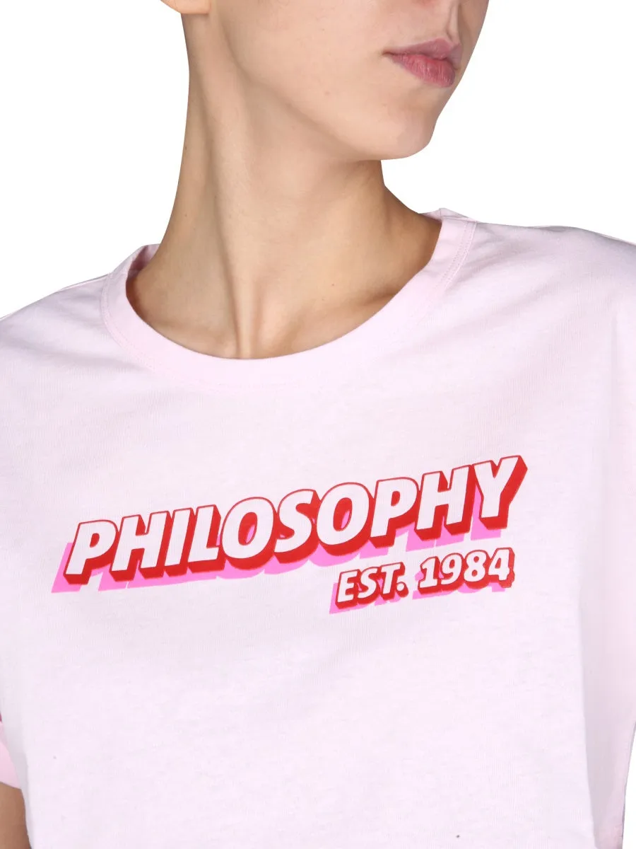 Philosophy Di Lorenzo Serafini Logo Printed T-Shirt
