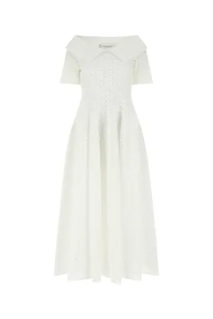 Philosophy Di Lorenzo Serafini Perforated Midi Dress