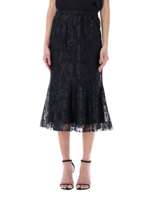 Philosophy Di Lorenzo Serafini Pizzo High Waist Skirt