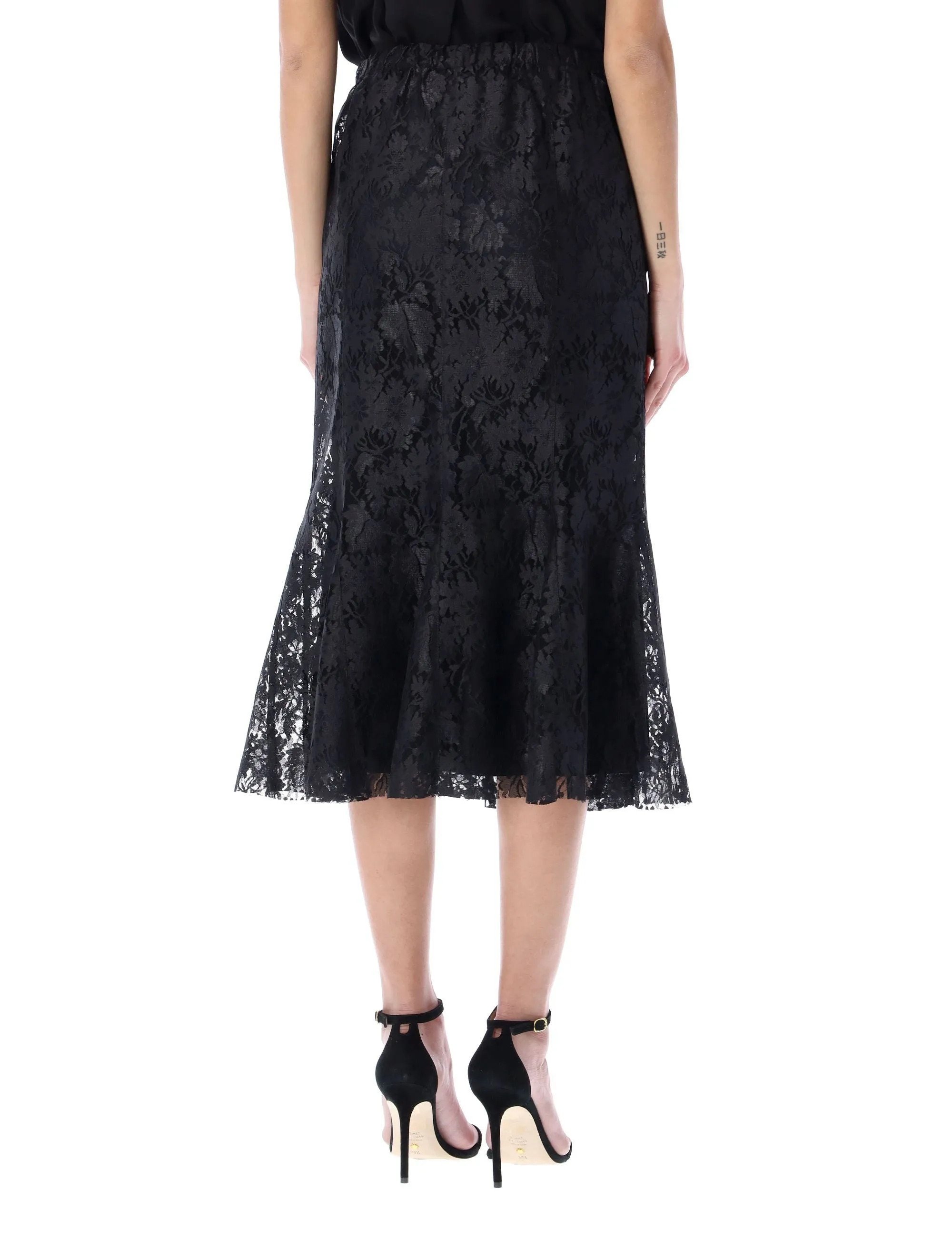 Philosophy Di Lorenzo Serafini Pizzo High Waist Skirt