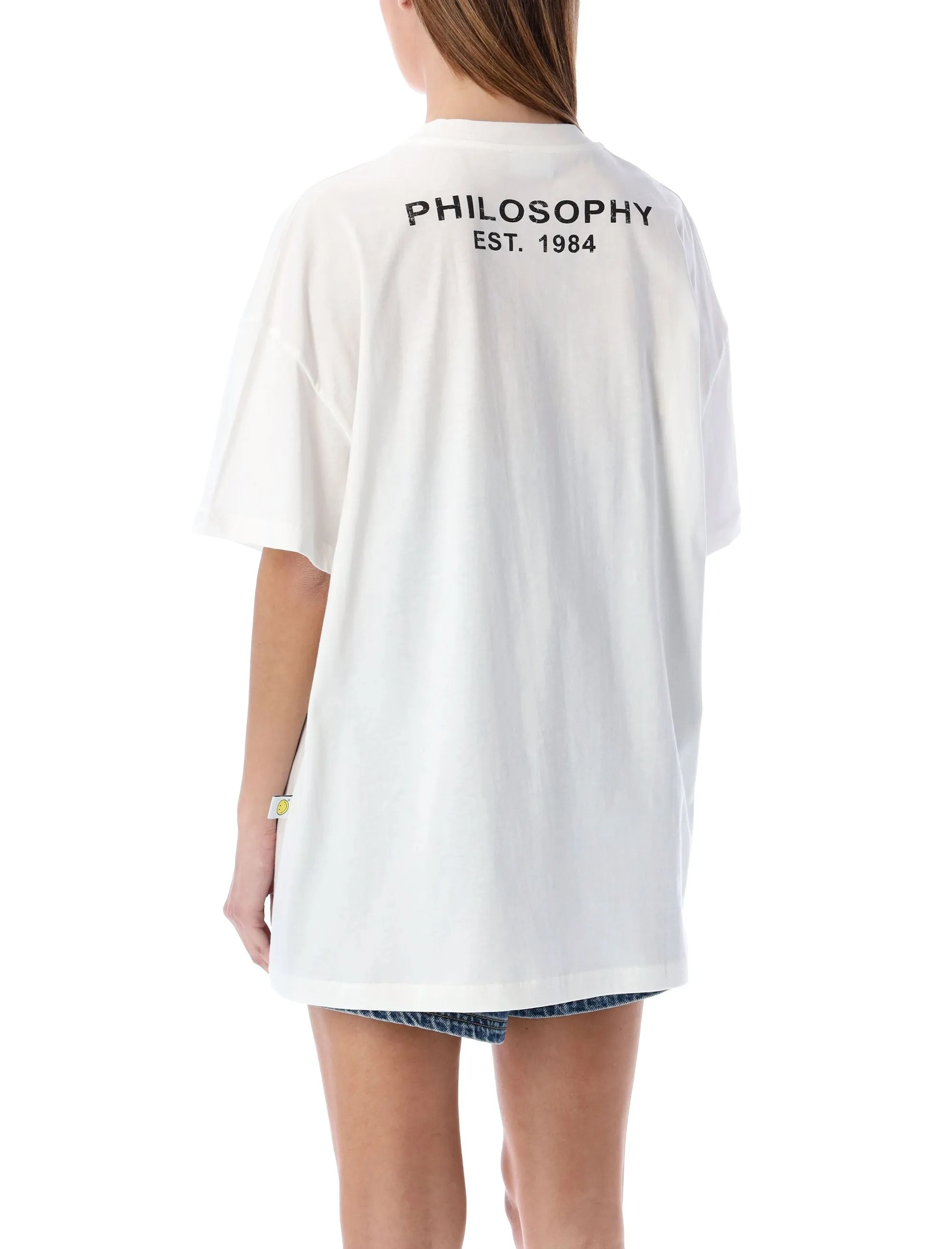 Philosophy Di Lorenzo Serafini X Smiley Graphic Print T Shirt