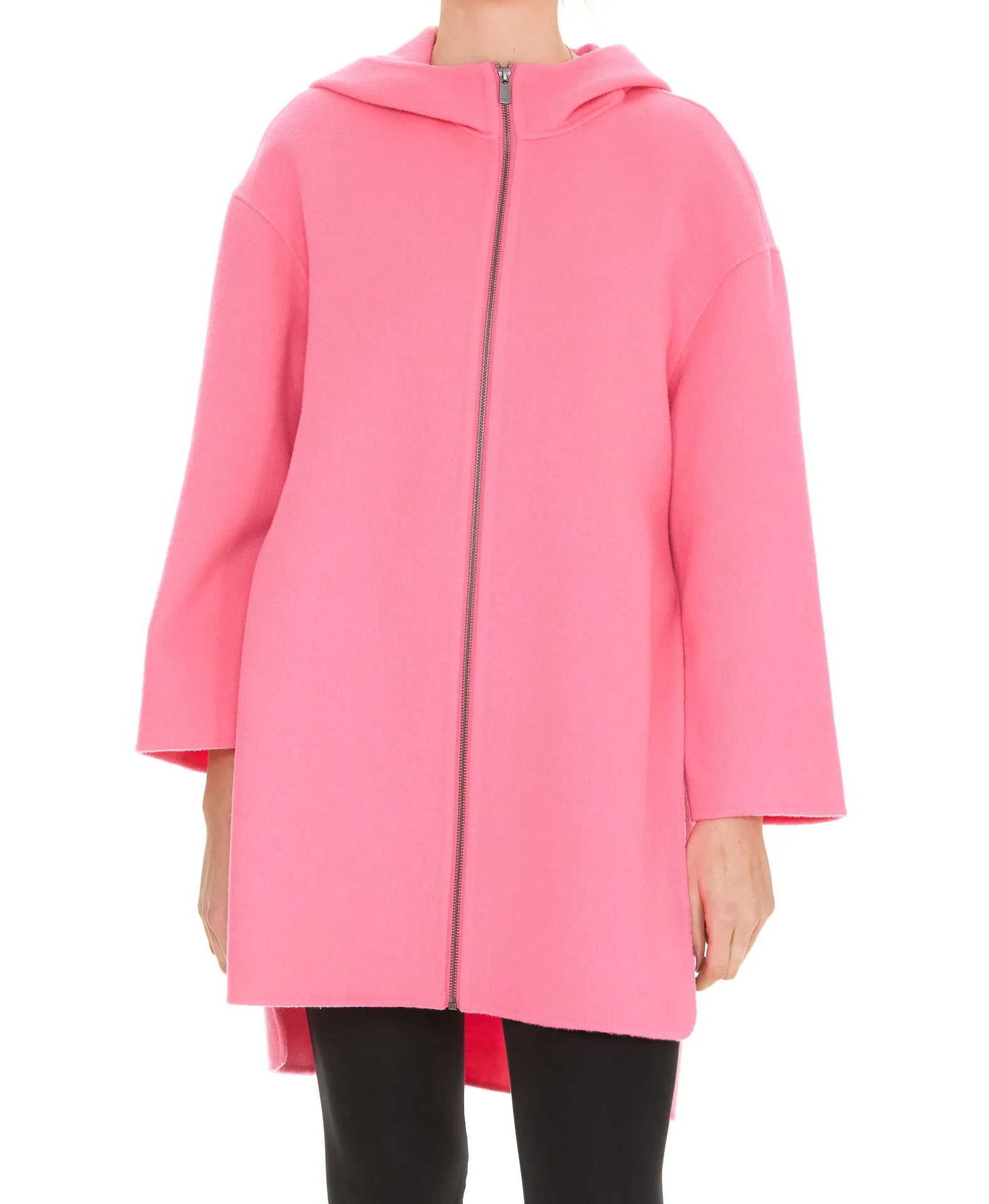 Pinko Cut-Out Zip-Up Coat