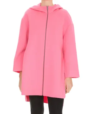Pinko Cut-Out Zip-Up Coat