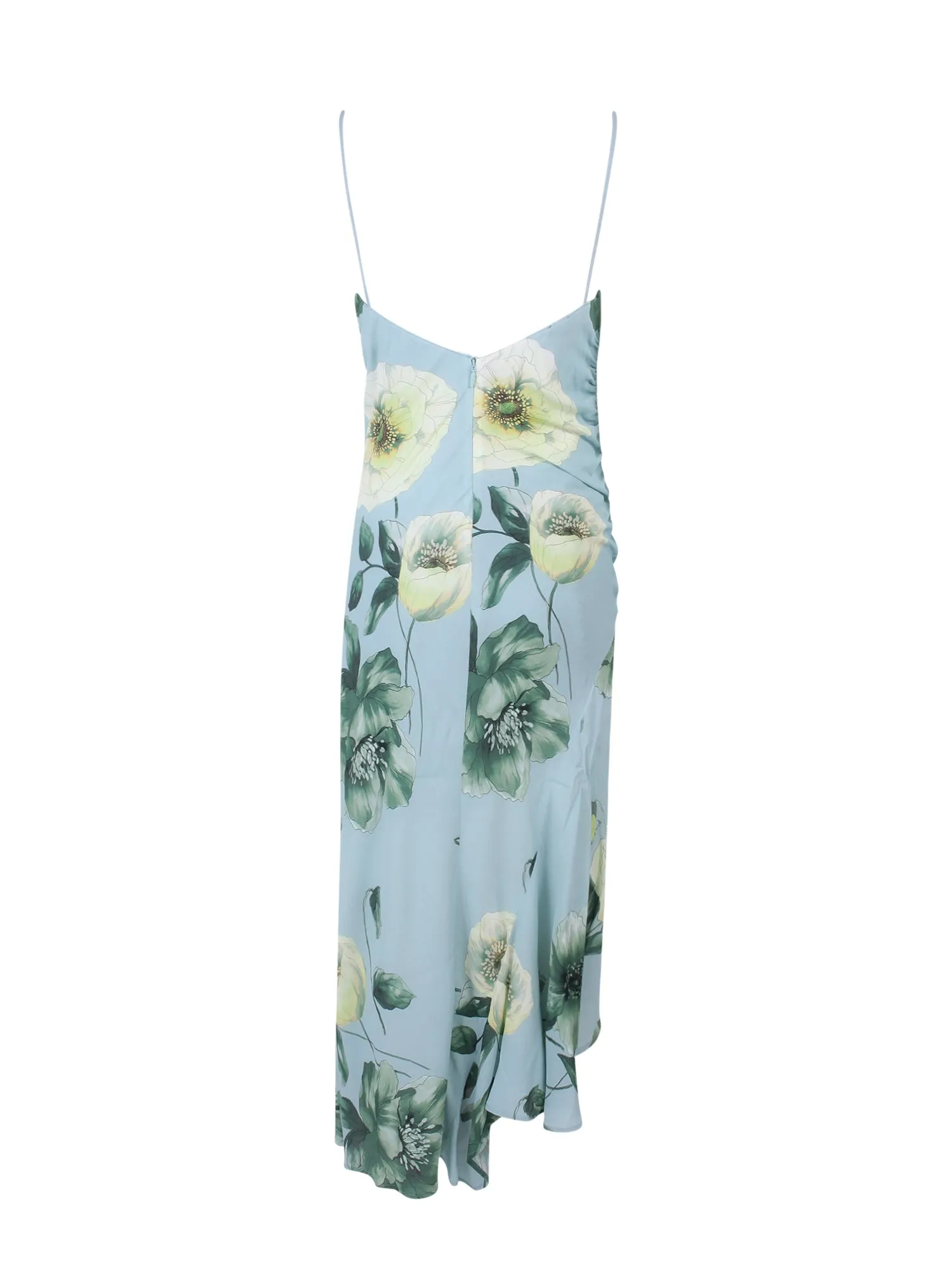 Pinko Floral Printed Sleeveless Midi Dress