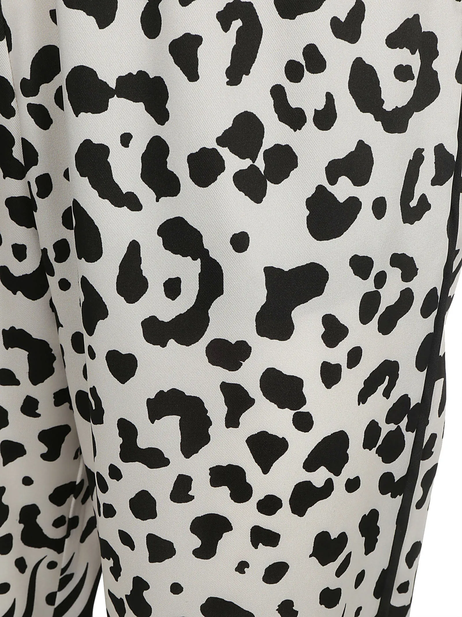 Pinko High-Rise Animal Pattern Pants