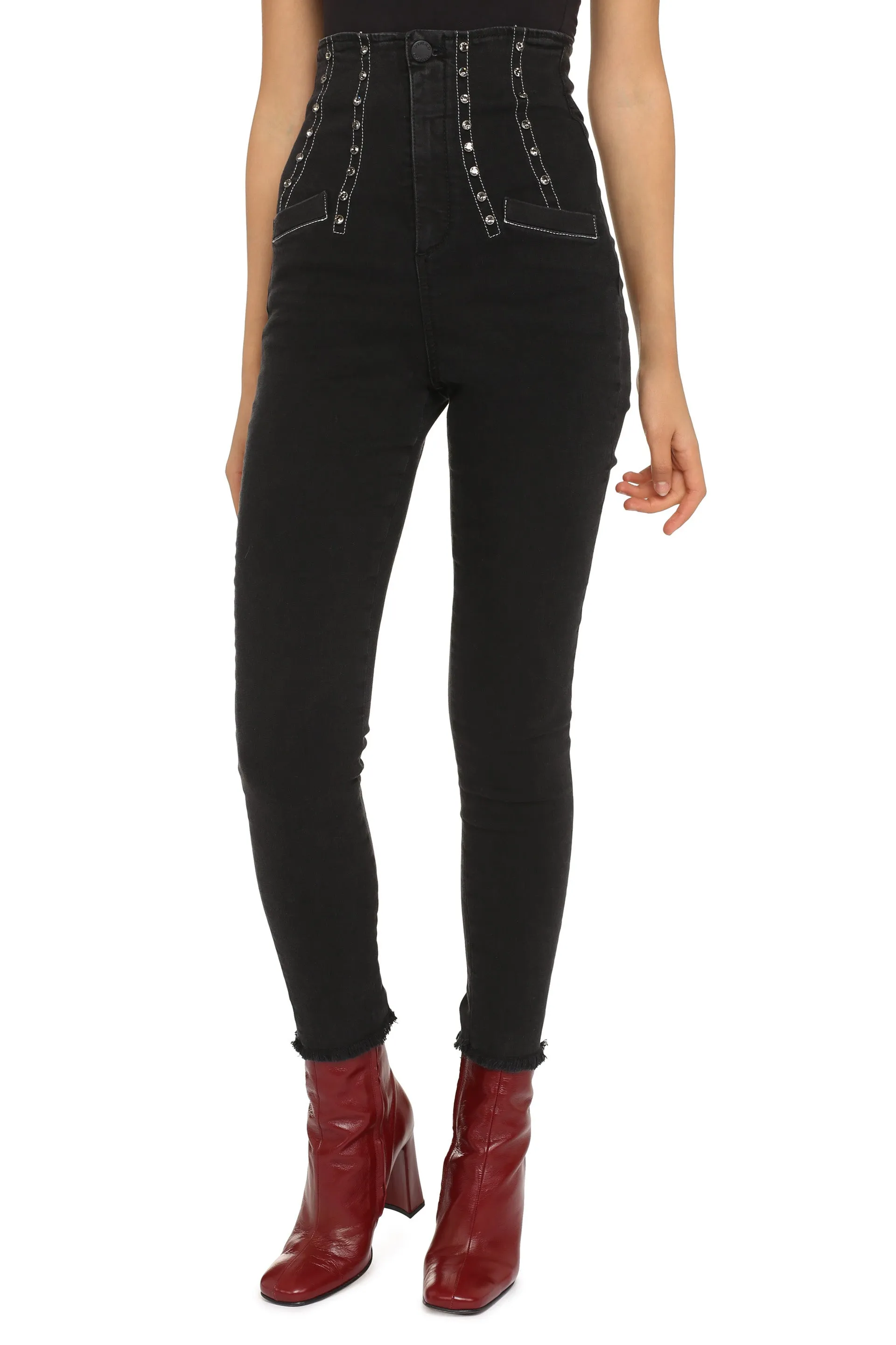 Pinko High Waist Skinny Cut Jeans