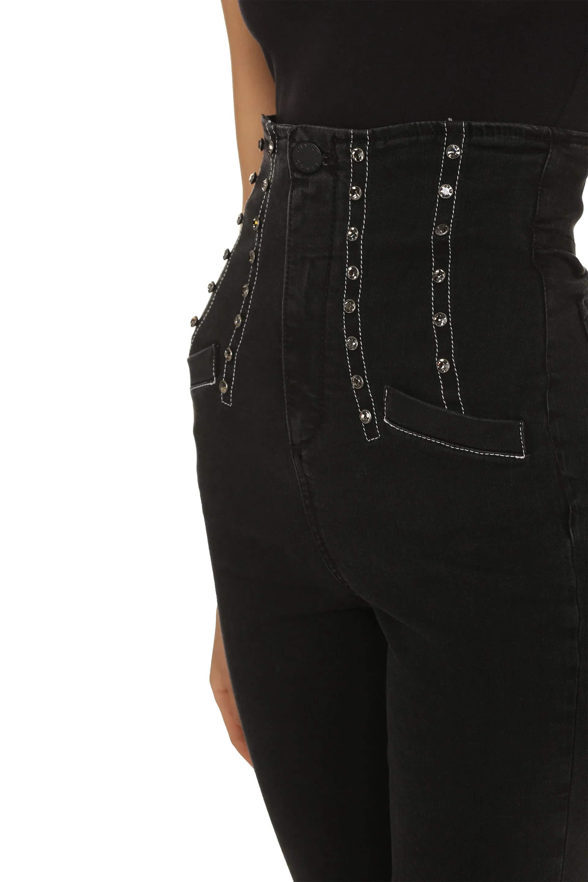 Pinko High Waist Skinny Cut Jeans