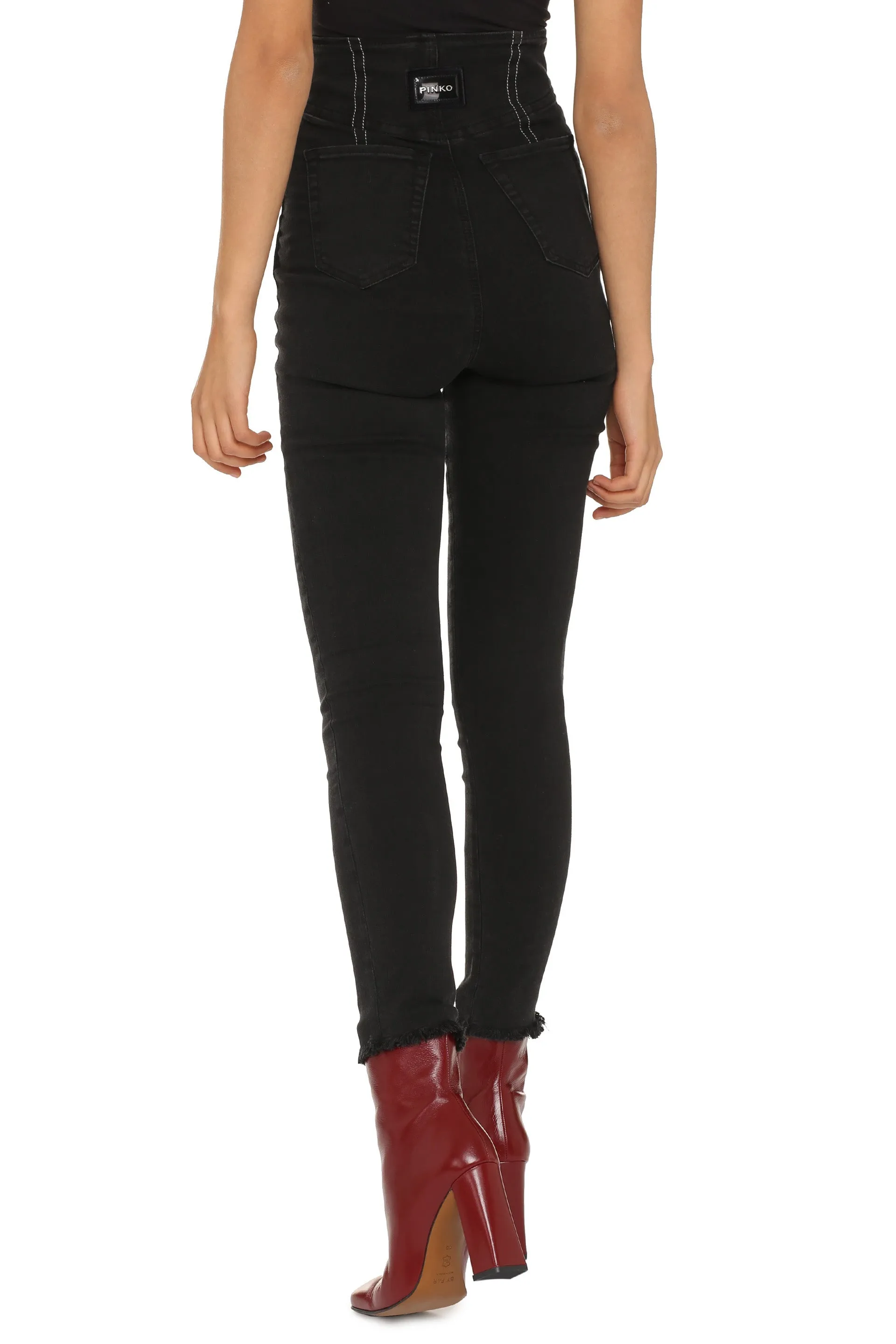 Pinko High Waist Skinny Cut Jeans