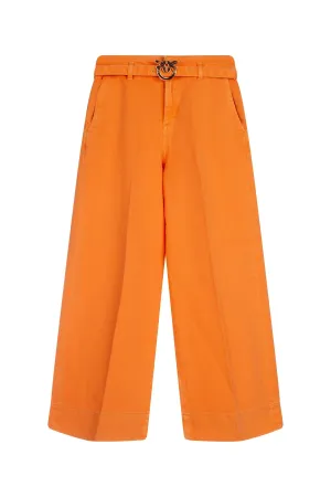Pinko Logo Buckle High Waist Jeans