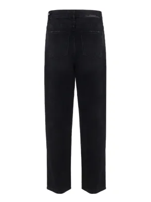 Pinko Logo Buckle High Waisted Jeans