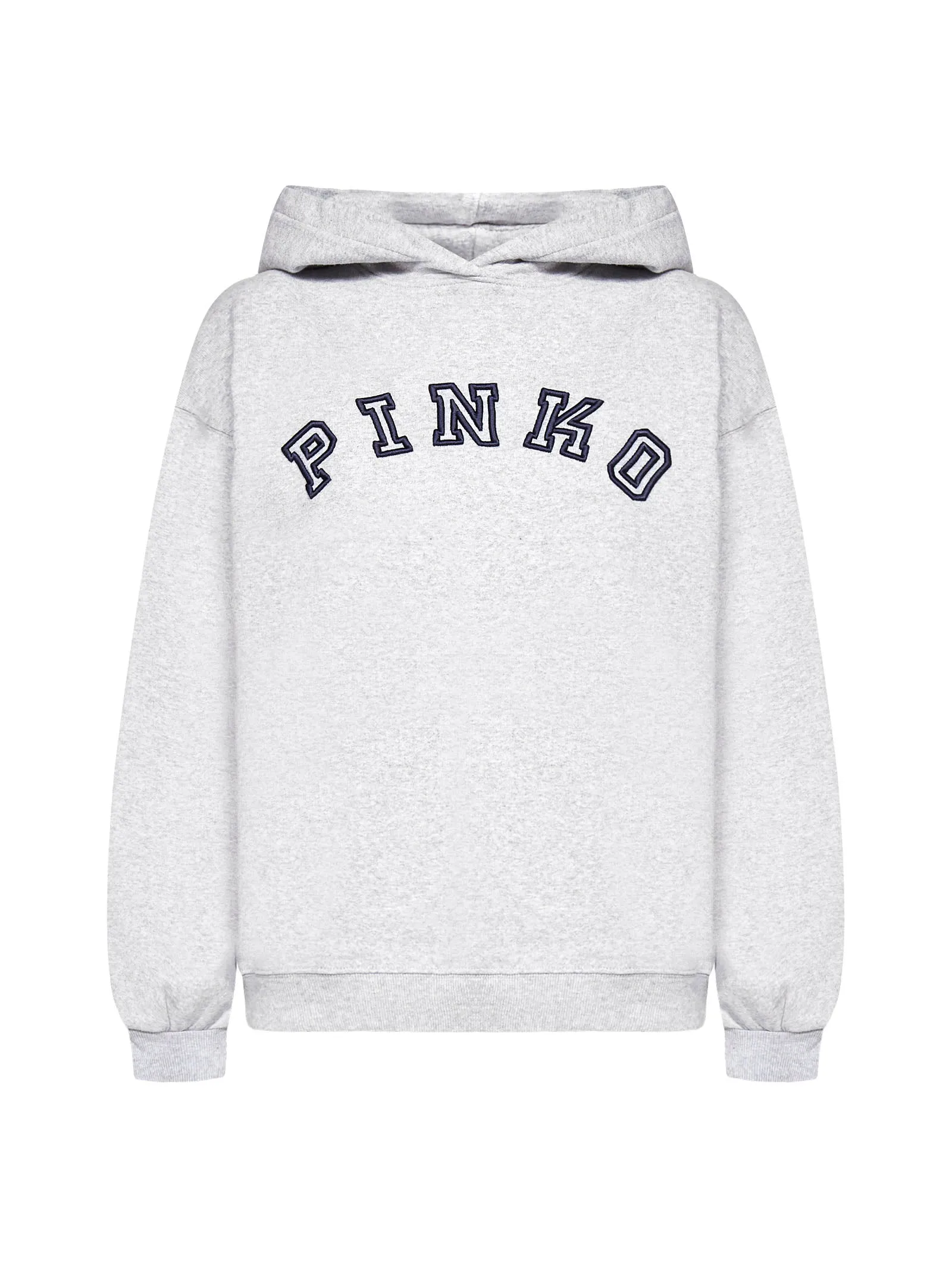 Pinko Logo Embroidered Long-Sleeved Hoodie