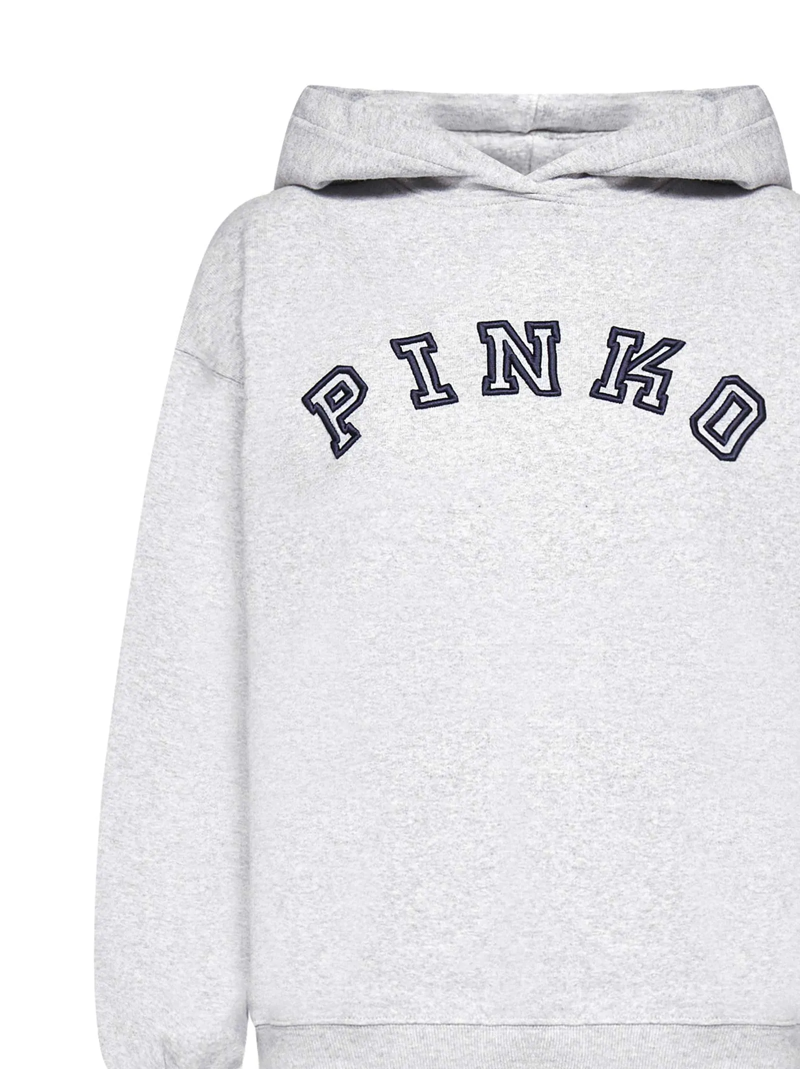 Pinko Logo Embroidered Long-Sleeved Hoodie