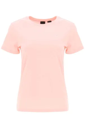 Pinko Love Birds Embroidered Crewneck T-Shirt