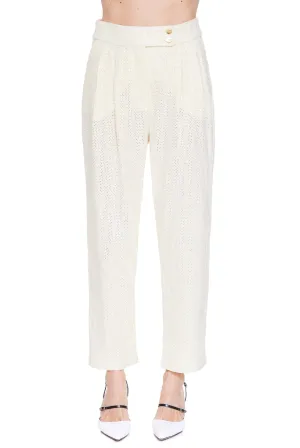 Pinko Paillettes Detailed Straight Leg Pants