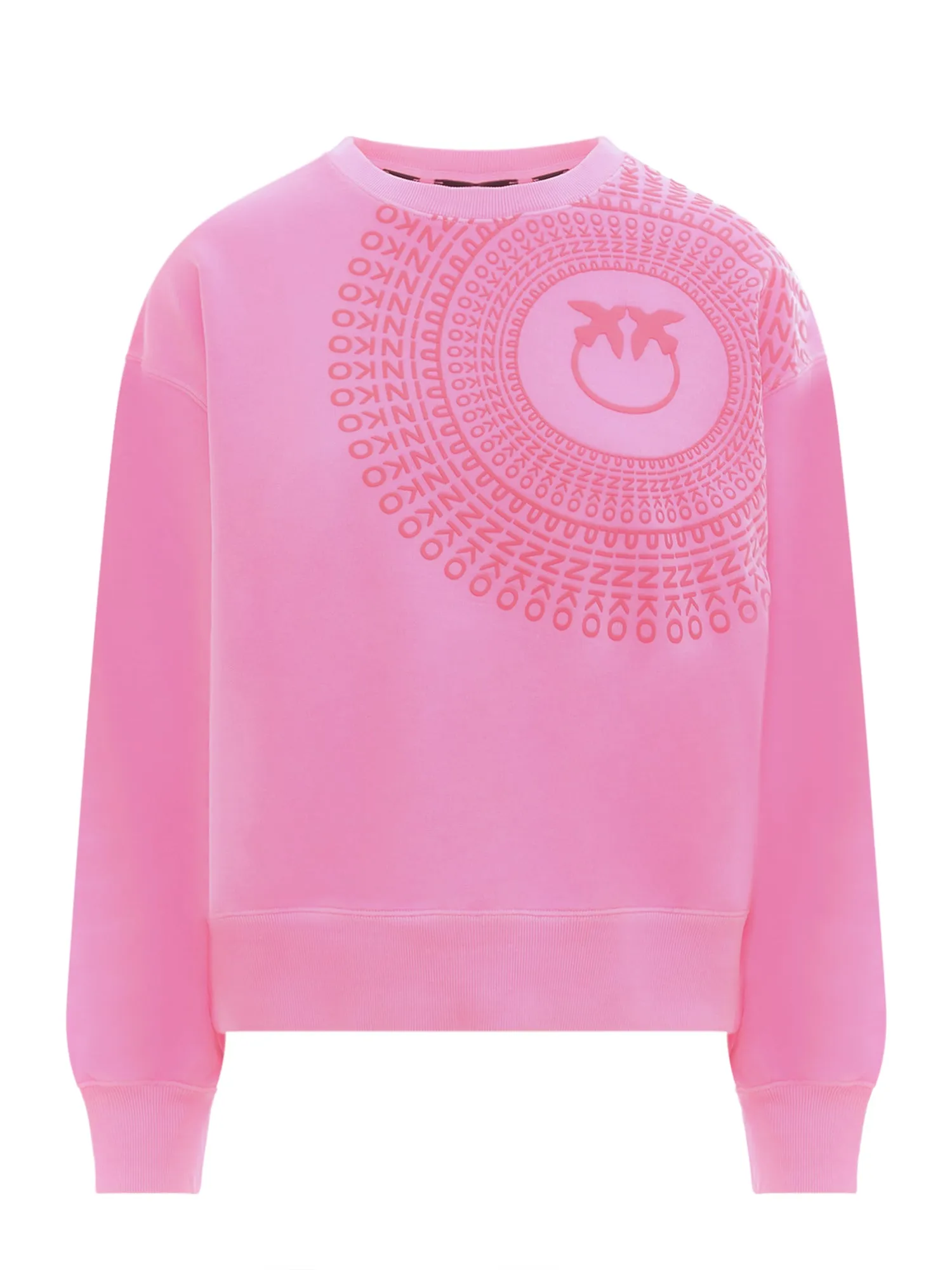 Pinko Radial Logo Printed Sweater