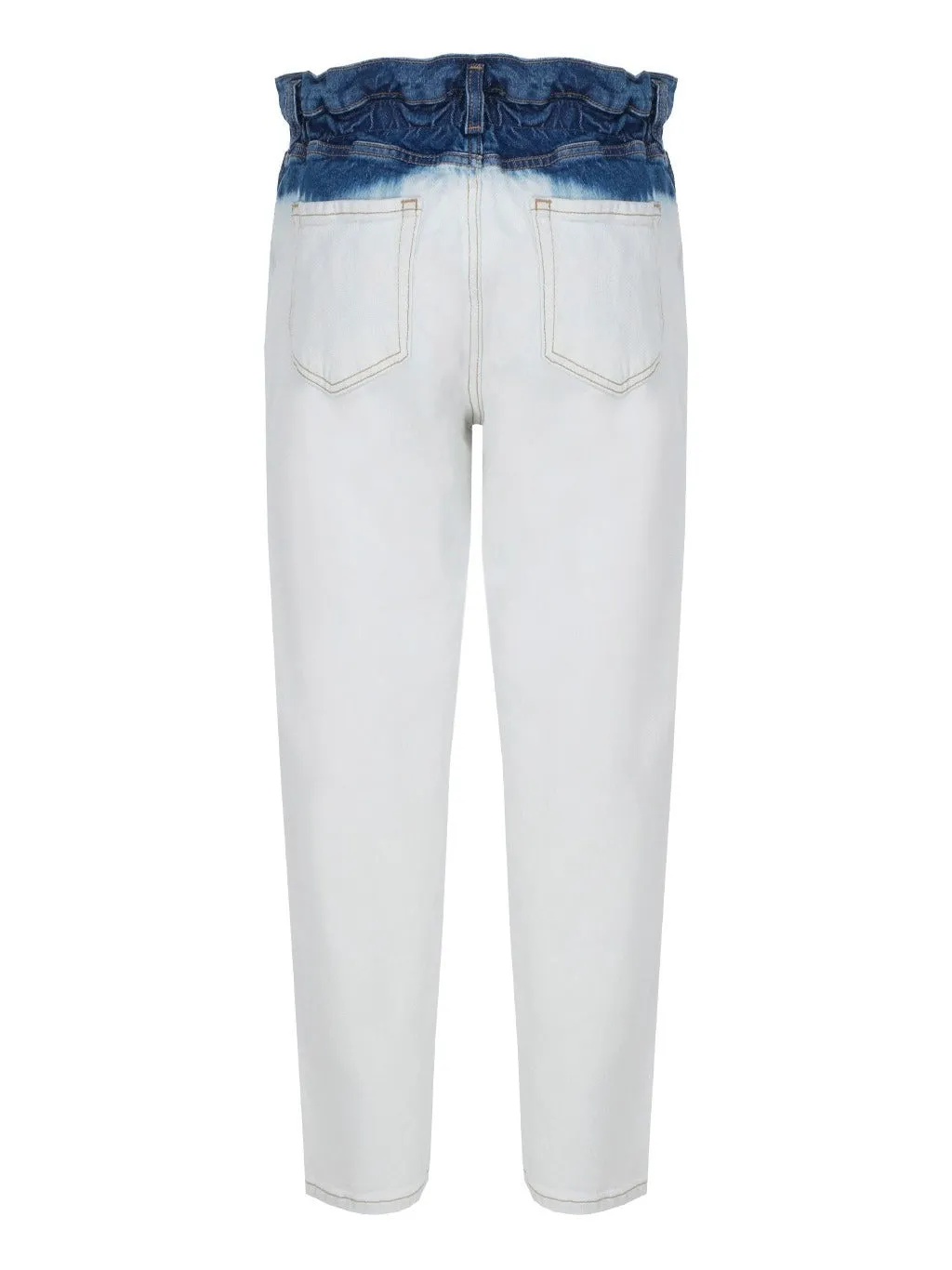 Pinko Two-Tone High Waisted Jeans